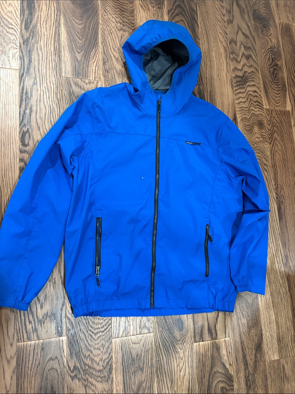 Hawke & Co Electric Blue Hooded Windbreaker